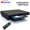 DVD Player 225 Region Free LED Display with Remote Control AV Output Support VCD CD Disc and USB Input