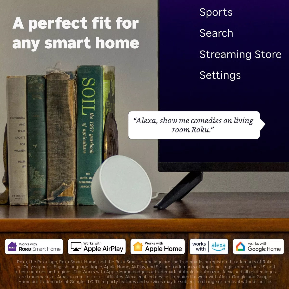 Roku Streaming Stick 2025 HD Roku Streaming Device with Voice Remote: Wi-Fi, HDMI, 1080P, Apple Airplay