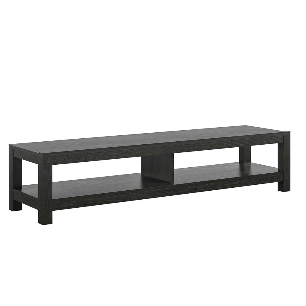 Parsons TV Stand for Tvs up to 65", Black Oak
