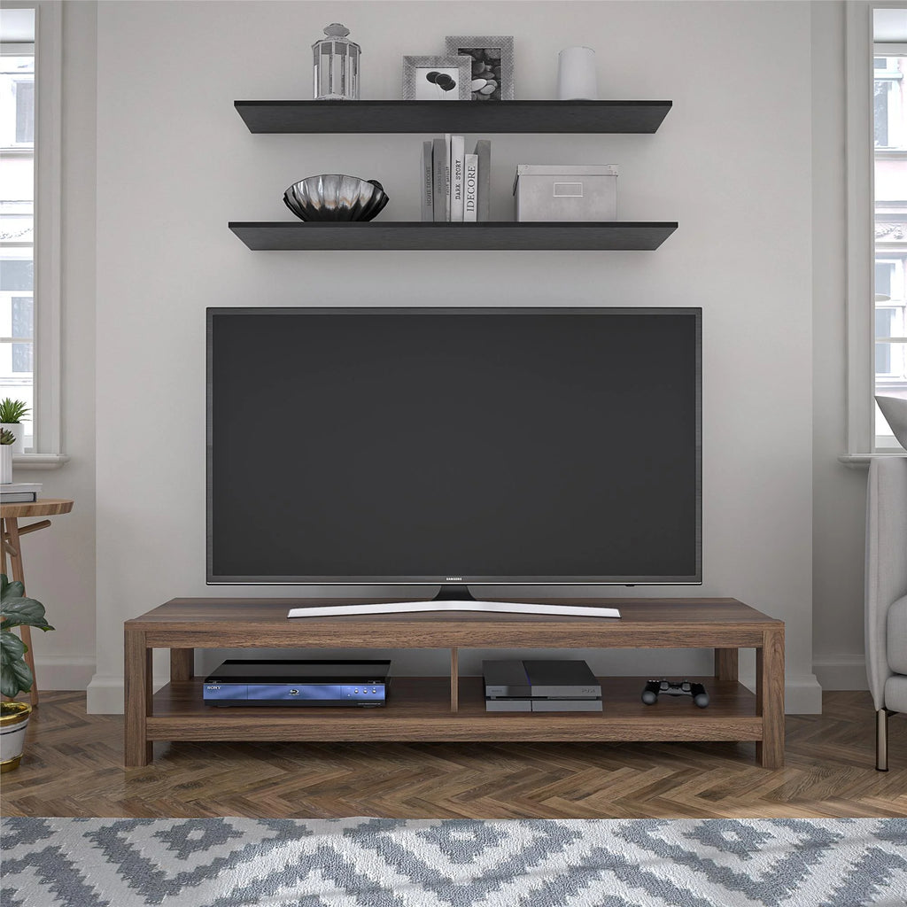 Parsons TV Stand for Tvs up to 65", Walnut