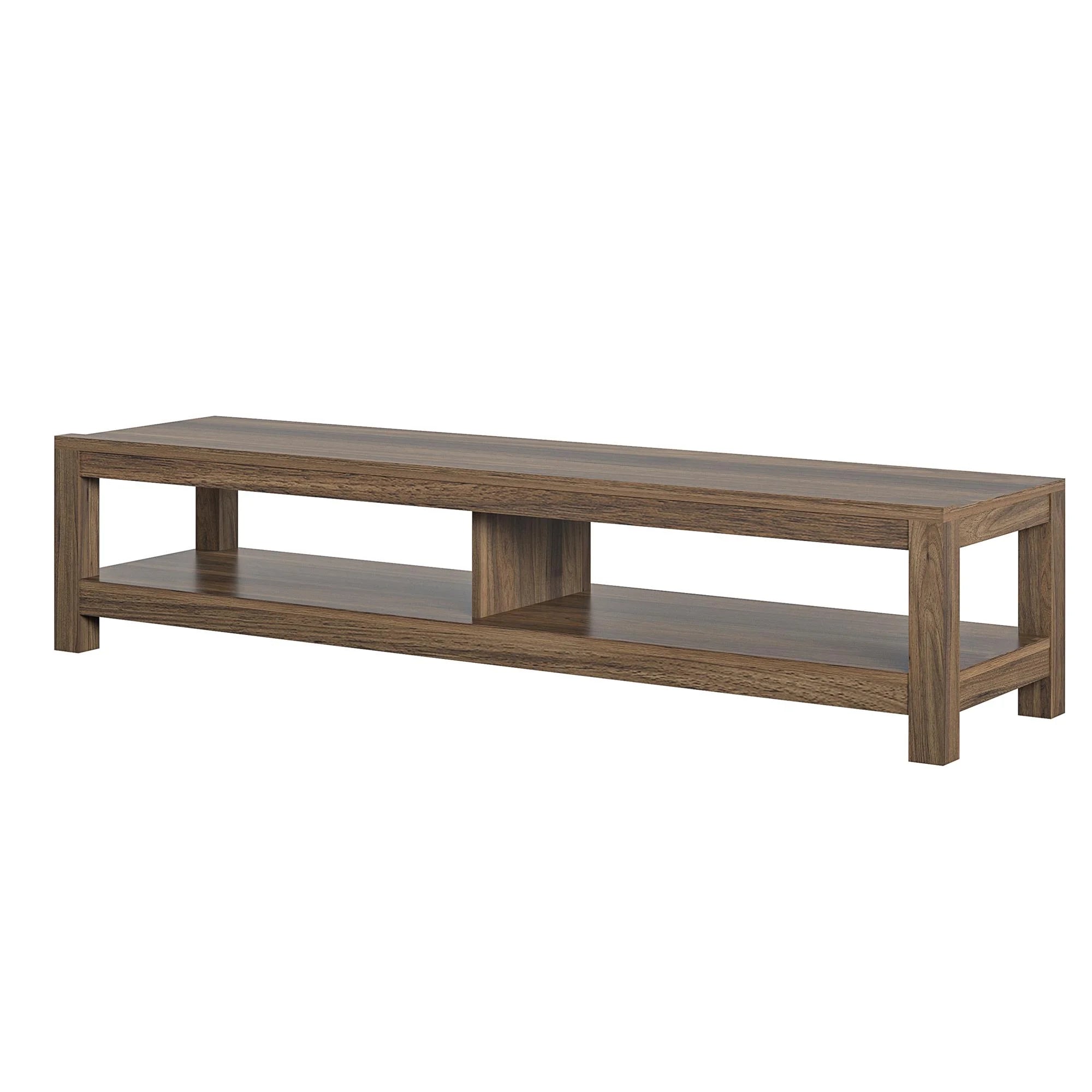 Parsons TV Stand for Tvs up to 65", Walnut