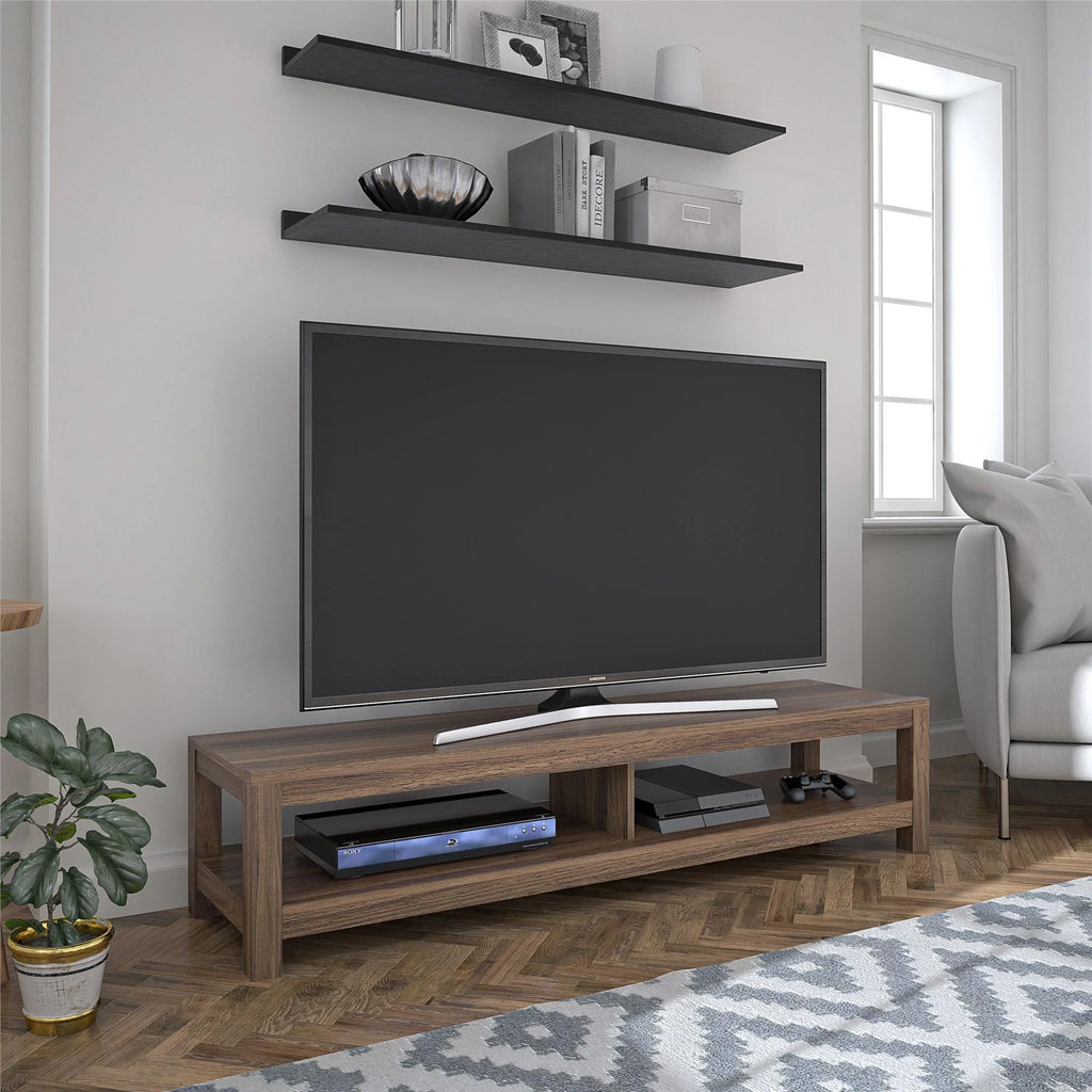 Parsons TV Stand for Tvs up to 65", Walnut