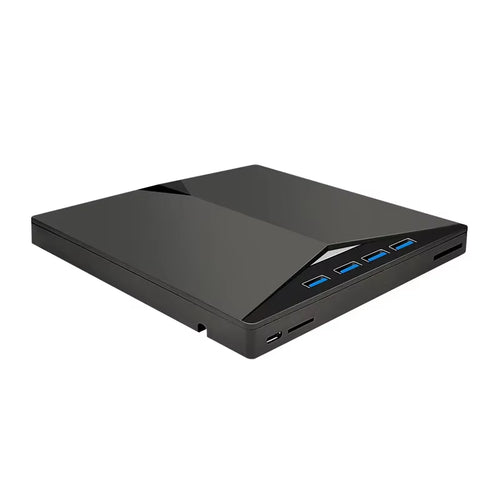 7-In-1 USB 3.0 Type C External CD RW DVD Optical Drives Tray Type DVD Burner Recorder Reader Player for Laptop Notebook PC