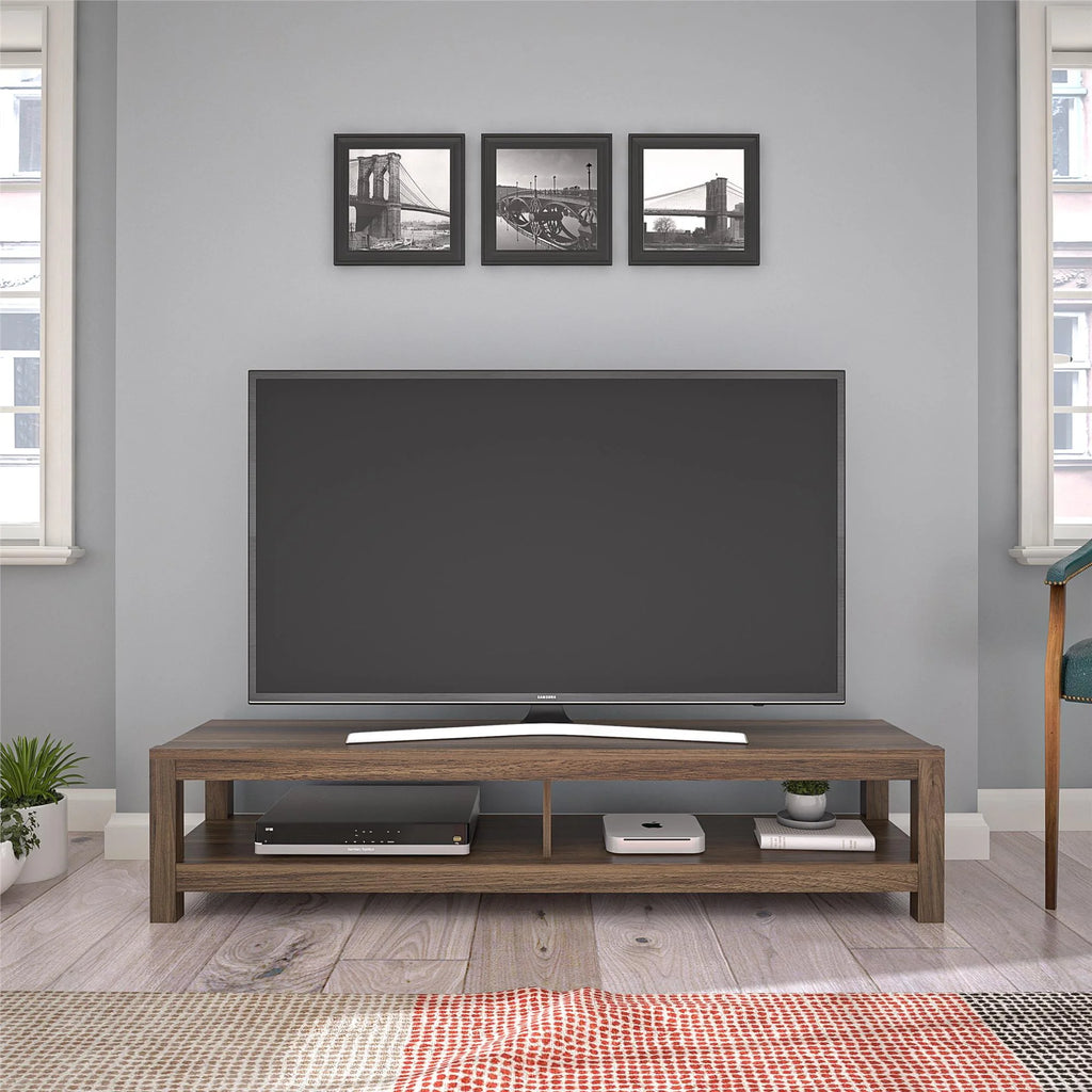 Parsons TV Stand for Tvs up to 65", Walnut