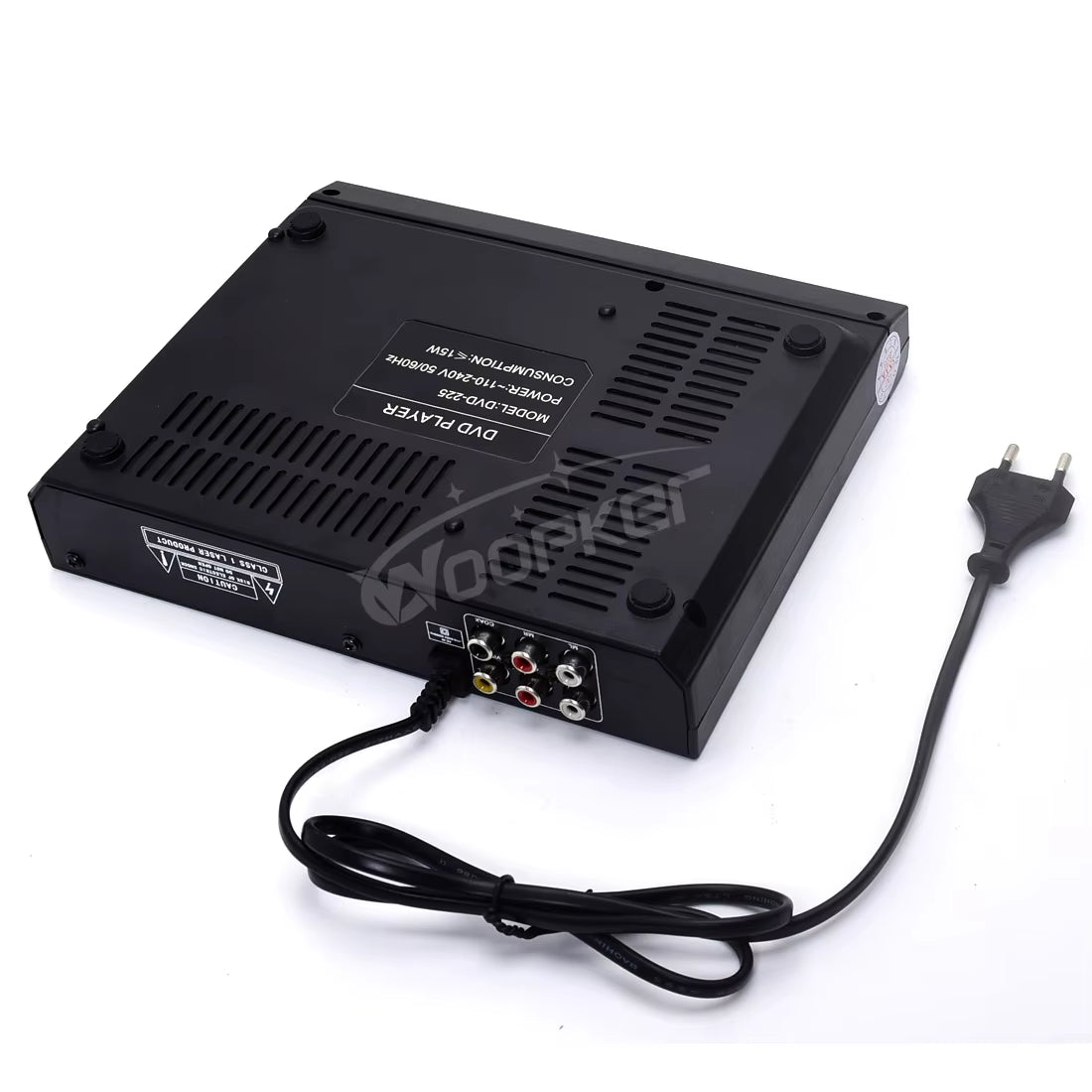 DVD Player 225 Region Free LED Display with Remote Control AV Output Support VCD CD Disc and USB Input