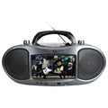 Emerson 7” Bluetooth DVD Boombox with HD-INPUT AM/FM Radio and Stereo Speakers
