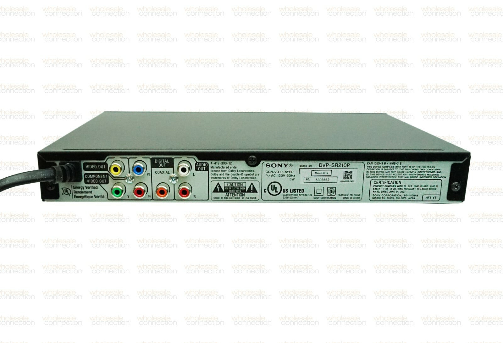Sony Progressive Scan DVD Player-Brand New W/ Free Shipping