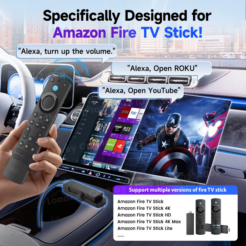 Supports Fire TV Stick Converter TV Streaming Box HDMI Wireless Carplay TV Adapter for Fire TV Stick HD 4K Max Lite